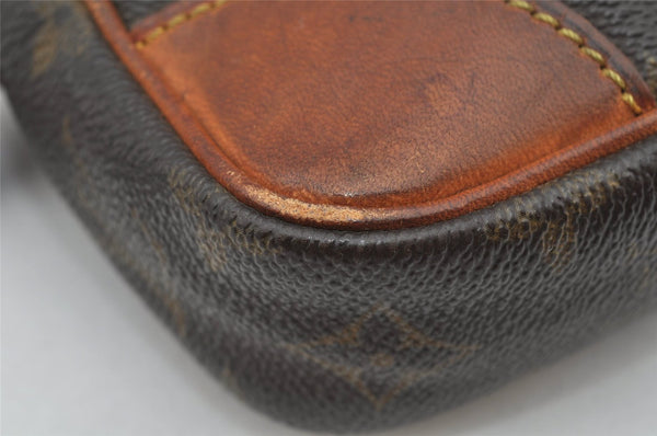 Authentic Louis Vuitton Monogram Marly Dragonne GM M51825 Clutch Hand Bag K4791