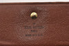 Authentic Louis Vuitton Monogram M61652 Porte Monnaie Billet Carte Credit K4793