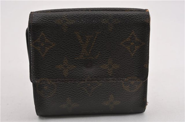 Authentic Louis Vuitton Monogram M61652 Porte Monnaie Billet Carte Credit K4793