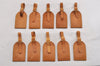 Authentic Louis Vuitton Name tag Beige 10Set LV K4794