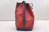 Authentic Louis Vuitton Epi Noe Bi-color Red x Blue M44084 Drawstring Bag K4796