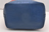 Authentic Louis Vuitton Epi Noe Bi-color Red x Blue M44084 Drawstring Bag K4796