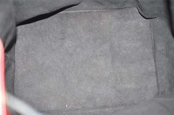 Authentic Louis Vuitton Epi Noe Bi-color Red x Blue M44084 Drawstring Bag K4796