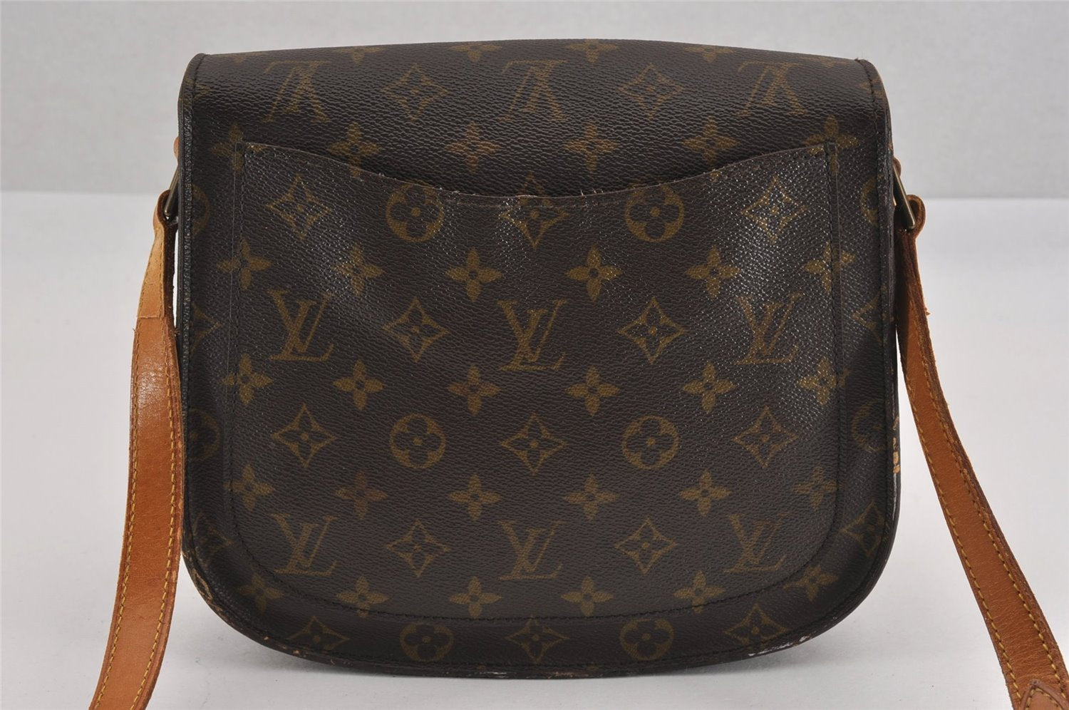 Authentic Louis Vuitton Monogram Saint Cloud GM M51242 Shoulder Cross Bag K4797