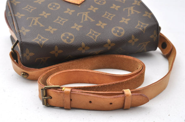 Authentic Louis Vuitton Monogram Cartouchiere MM M51253 Shoulder Cross Bag K4798