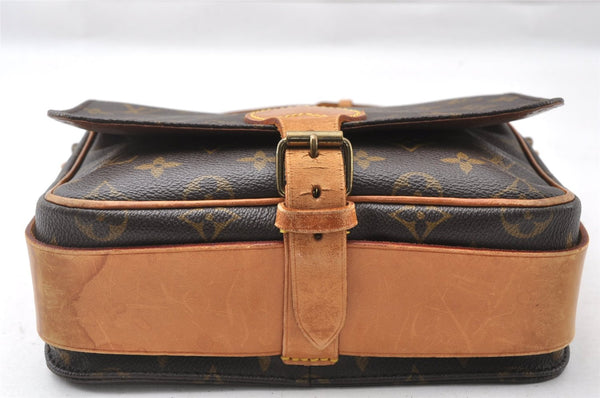 Authentic Louis Vuitton Monogram Cartouchiere MM M51253 Shoulder Cross Bag K4798
