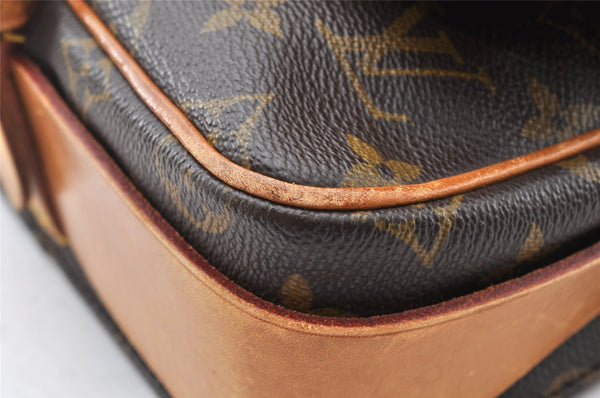 Authentic Louis Vuitton Monogram Cartouchiere MM M51253 Shoulder Cross Bag K4798