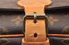 Authentic Louis Vuitton Monogram Cartouchiere MM M51253 Shoulder Cross Bag K4798
