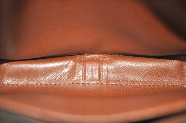 Authentic Louis Vuitton Monogram Cartouchiere MM M51253 Shoulder Cross Bag K4798