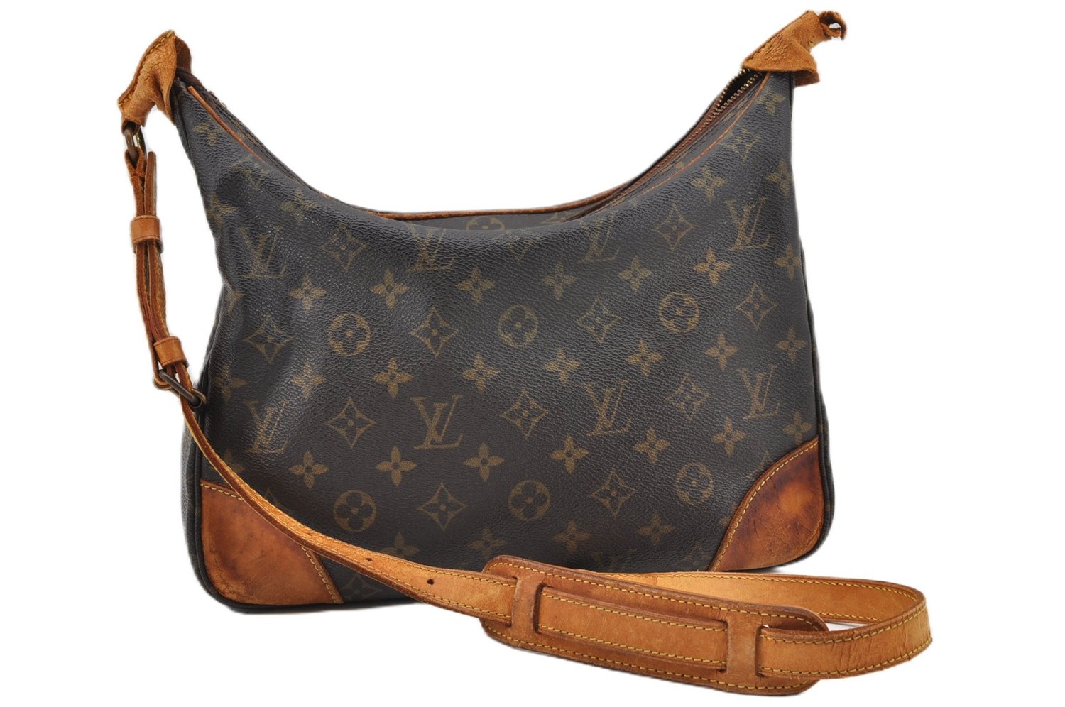Authentic Louis Vuitton Monogram Boulogne 30 Shoulder Bag M52165 LV Junk K4799