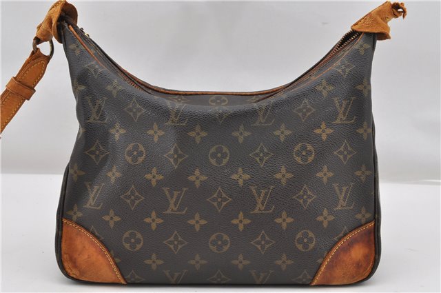 Authentic Louis Vuitton Monogram Boulogne 30 Shoulder Bag M52165 LV Junk K4799