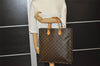 Authentic Louis Vuitton Monogram Sac Plat Hand Tote Bag M51140 LV Junk K4800