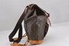 Authentic Louis Vuitton Monogram Montsouris GM Backpack M51135 LV K4801