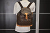 Authentic Louis Vuitton Monogram Montsouris GM Backpack M51135 LV K4801