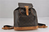 Authentic Louis Vuitton Monogram Montsouris GM Backpack M51135 LV K4801