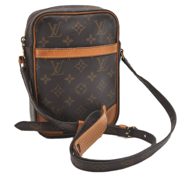 Authentic Louis Vuitton Monogram Danube Shoulder Cross Body Bag M45266 LV K4802