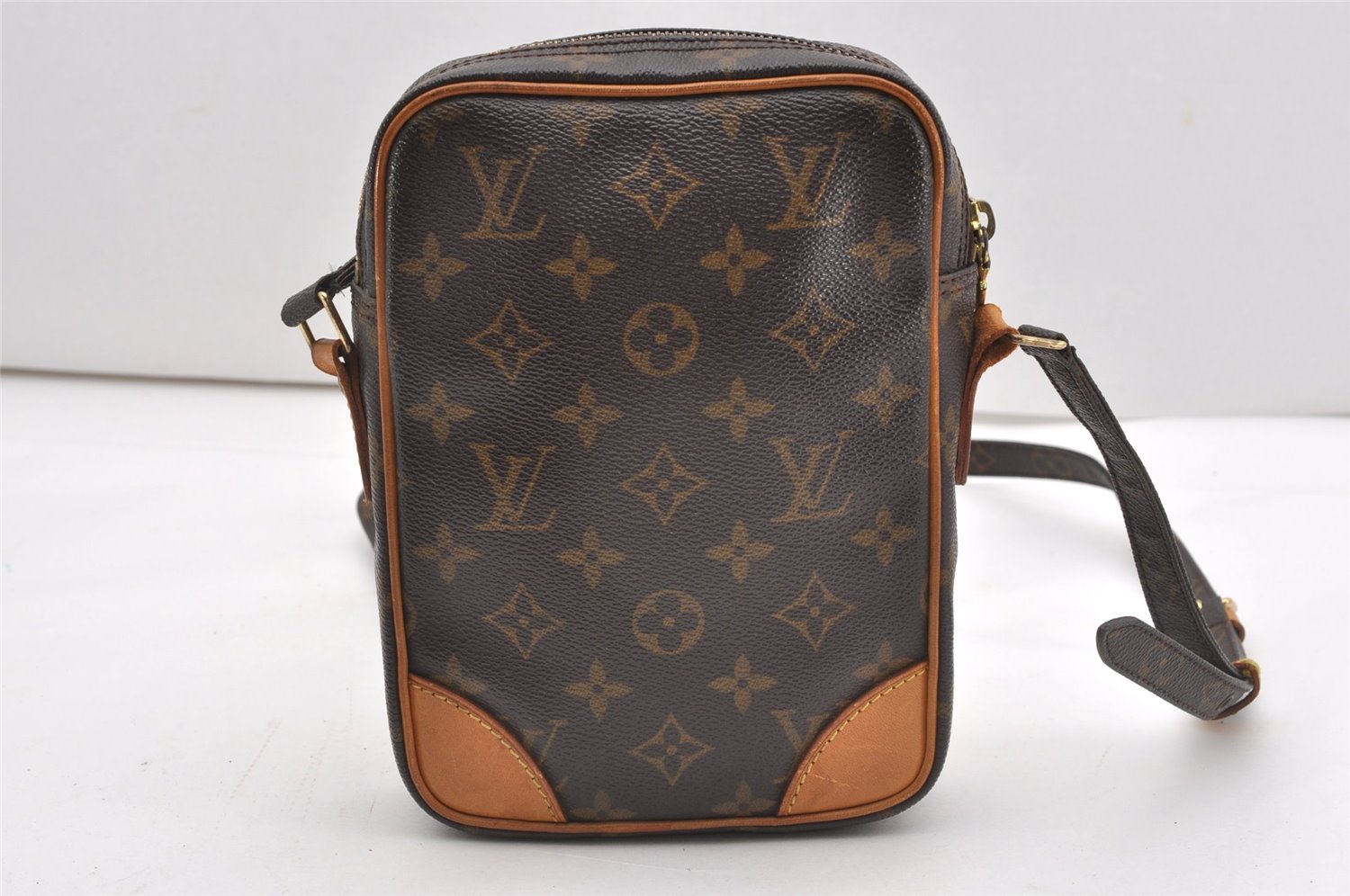 Authentic Louis Vuitton Monogram Danube Shoulder Cross Body Bag M45266 LV K4802