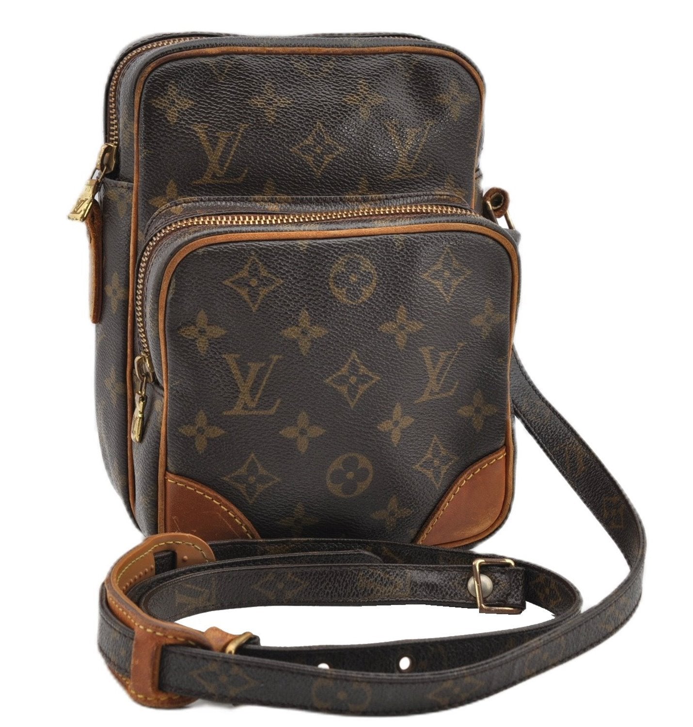 Authentic Louis Vuitton Monogram Amazone Shoulder Cross Bag M45236 LV Junk K4806