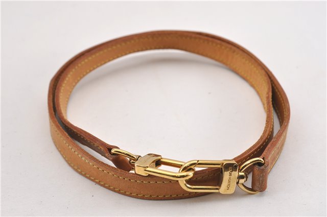 Authentic Louis Vuitton Leather Shoulder Strap Beige 39