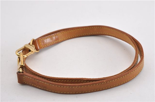 Authentic Louis Vuitton Leather Shoulder Strap Beige 39