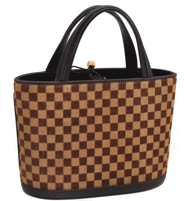 Authentic Louis Vuitton Damier Sauvage Impala Hand Bag M92133 LV K4808