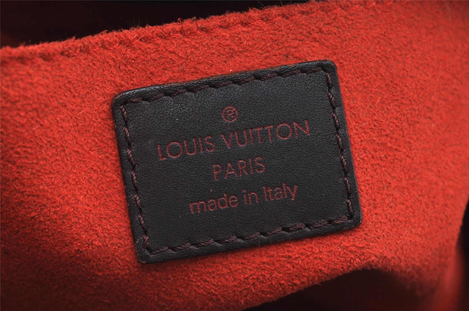 Authentic Louis Vuitton Damier Sauvage Impala Hand Bag M92133 LV K4808