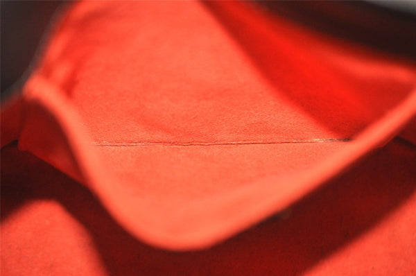 Authentic Louis Vuitton Damier Sauvage Impala Hand Bag M92133 LV K4808