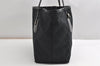 Authentic GUCCI Shoulder Tote Bag GG Canvas Enamel 211976 Black K4811