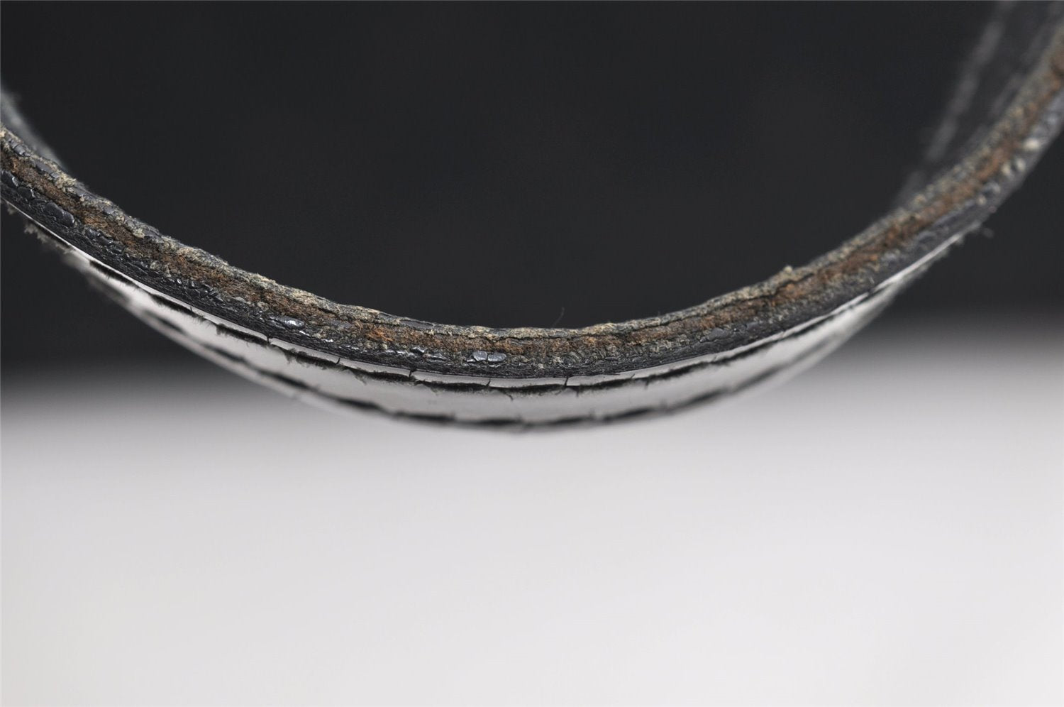 Authentic GUCCI Shoulder Tote Bag GG Canvas Enamel 211976 Black K4811