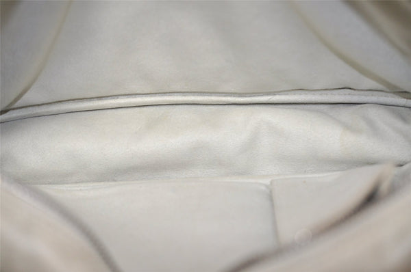 Authentic Louis Vuitton Monogram Defile Irvington Shoulder Bag M92356 Gray K4812