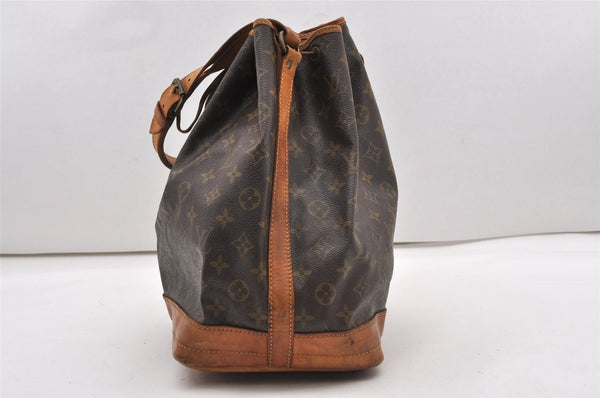 Authentic Louis Vuitton Monogram Noe Shoulder Drawstring Bag M42224 LV K4813