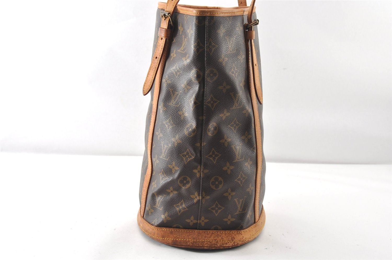 Authentic Louis Vuitton Monogram Bucket GM Shoulder Bag Old Model LV Junk K4814