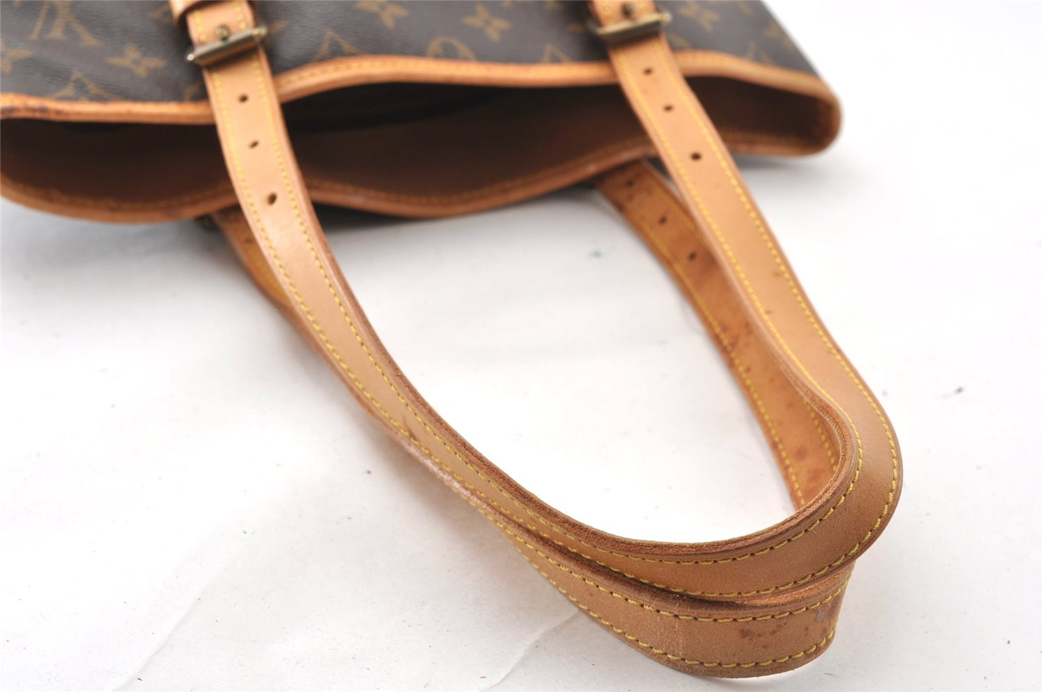 Authentic Louis Vuitton Monogram Bucket GM Shoulder Bag Old Model LV Junk K4814