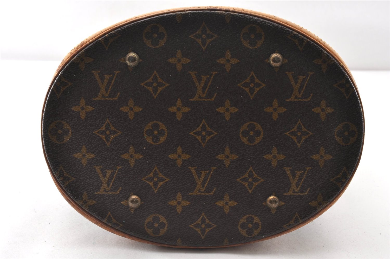 Authentic Louis Vuitton Monogram Bucket GM Shoulder Bag Old Model LV Junk K4814