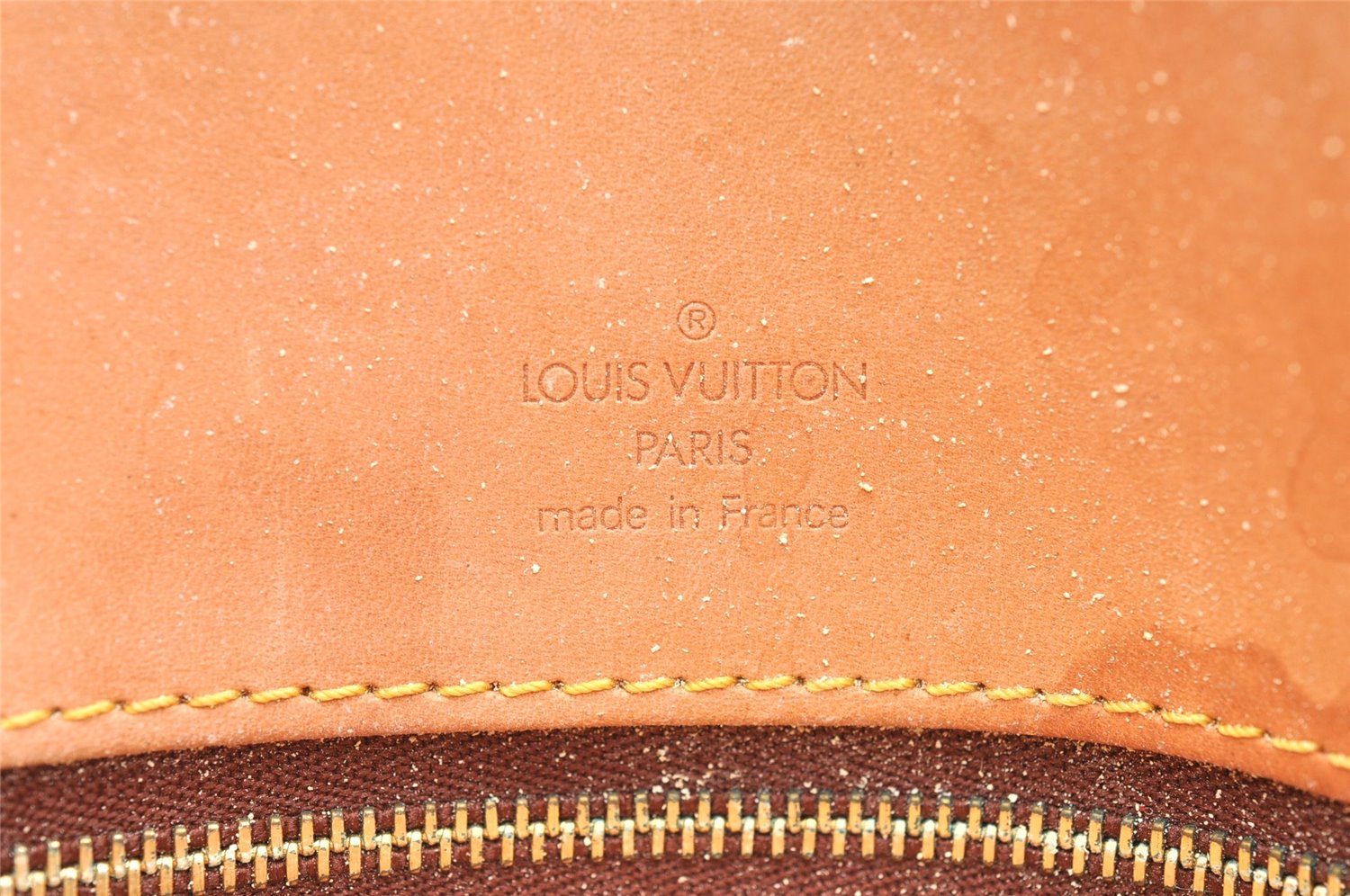 Authentic Louis Vuitton Monogram Bucket GM Shoulder Bag Old Model LV Junk K4814