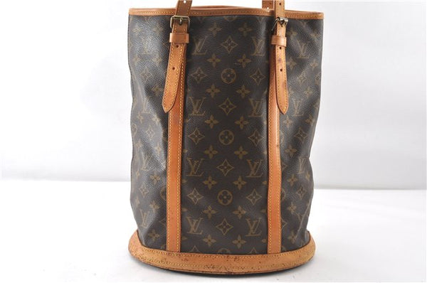 Authentic Louis Vuitton Monogram Bucket GM Shoulder Bag Old Model LV Junk K4814