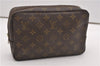 Auth Louis Vuitton Monogram Trousse Toilette 23 Clutch Hand Bag M47524 LV K4815