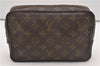 Auth Louis Vuitton Monogram Trousse Toilette 23 Clutch Hand Bag M47524 LV K4815
