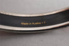 Authentic HERMES Email PM Bangle Belt Motif Silver Red Box K4819