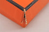 Authentic HERMES Email PM Bangle Belt Motif Silver Red Box K4819