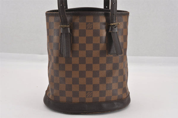 Authentic Louis Vuitton Damier Marais Bucket Shoulder Tote Bag N42240 LV K4821