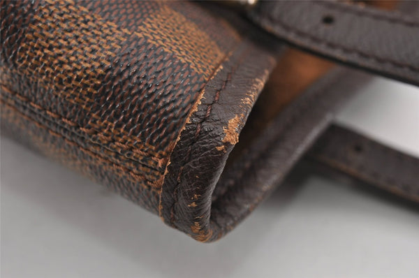 Authentic Louis Vuitton Damier Marais Bucket Shoulder Tote Bag N42240 LV K4821