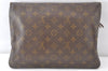 Auth Louis Vuitton Monogram Pochette Pliante Clutch Hand Bag Old Model LV K4823