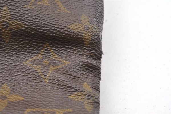 Auth Louis Vuitton Monogram Pochette Pliante Clutch Hand Bag Old Model LV K4823