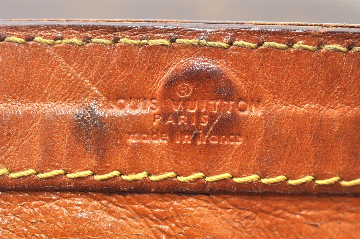 Auth Louis Vuitton Monogram Pochette Pliante Clutch Hand Bag Old Model LV K4823