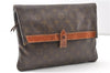 Auth Louis Vuitton Monogram Pochette Pliante Clutch Hand Bag Old Model LV K4823
