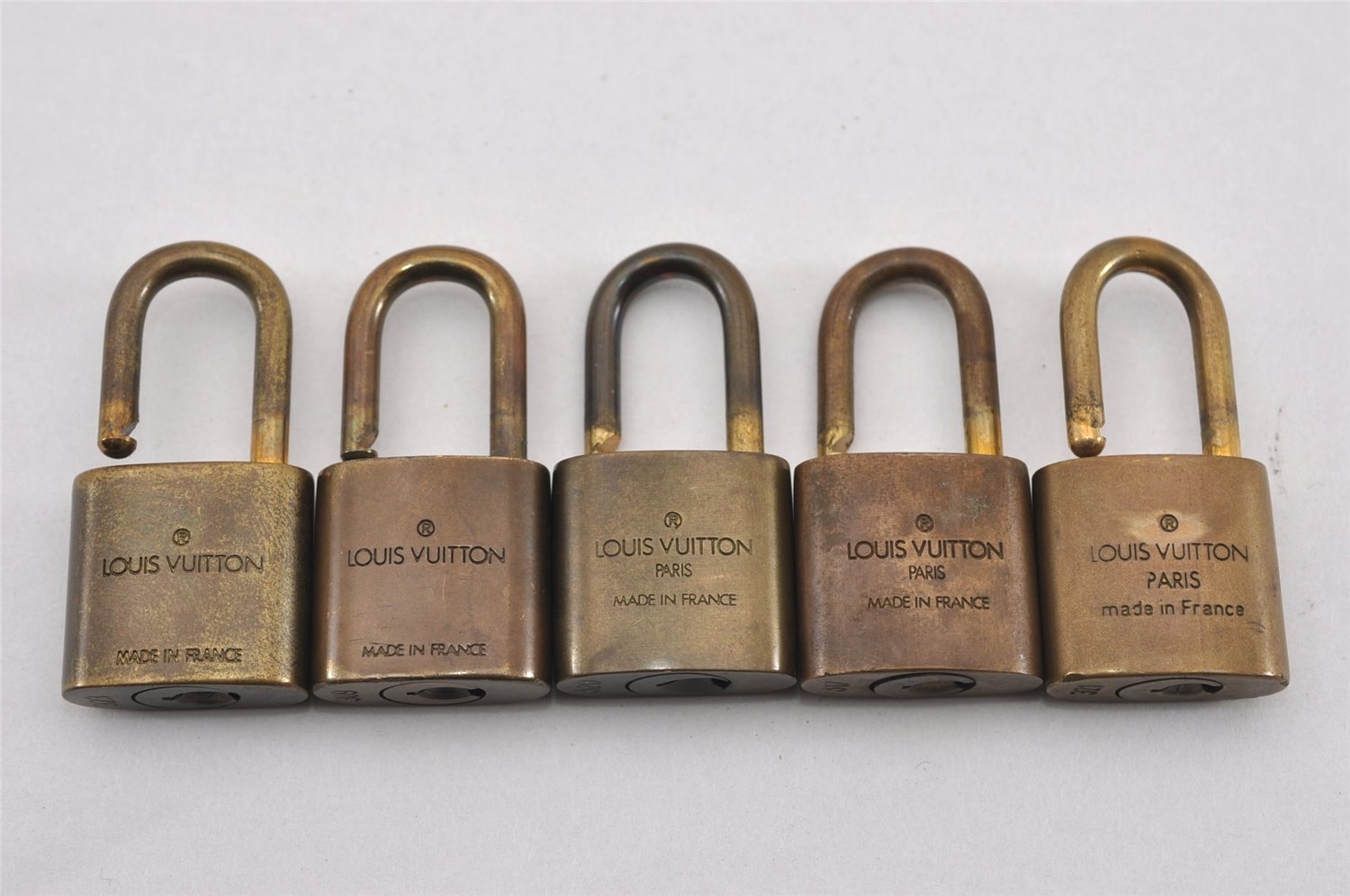 Authentic Louis Vuitton Padlock Gold 10Set LV K4825