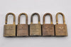 Authentic Louis Vuitton Padlock Gold 10Set LV K4825