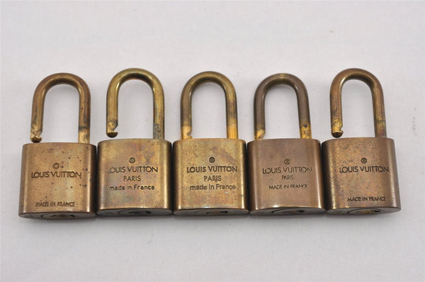 Authentic Louis Vuitton Padlock Gold 10Set LV K4825