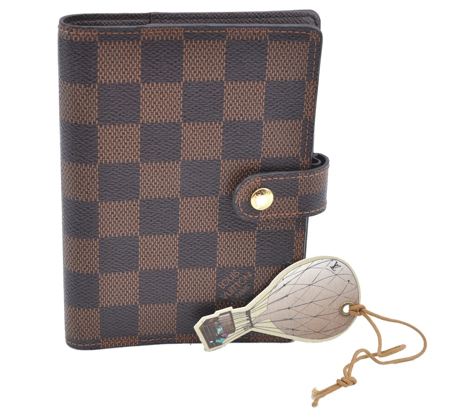 Authentic Louis Vuitton Damier Agenda PM Notebook Cover R20700 LV K4827